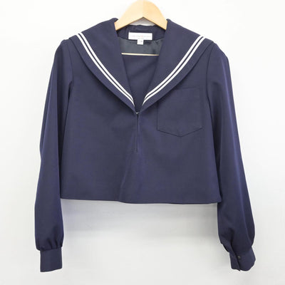 【中古】愛知県 鶴城中学校 女子制服 2点（セーラー服・スカート）sf030745