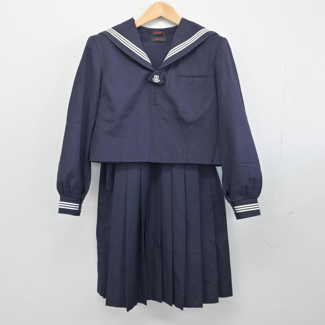 【中古】千葉県 松戸市立第六中学校 女子制服 2点（セーラー服・ジャンパースカート）sf030754 | 中古制服通販パレイド