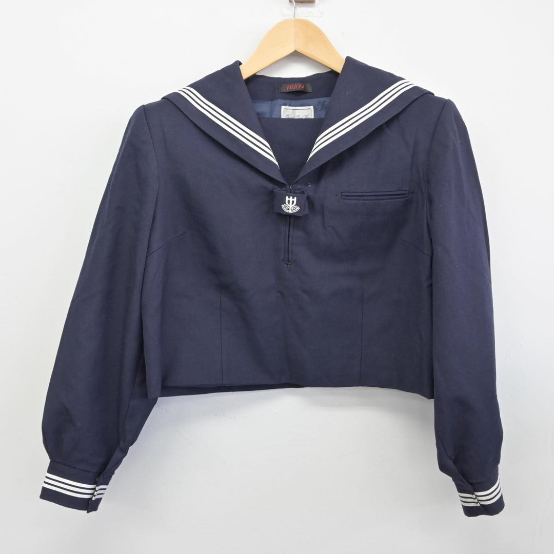 【中古】千葉県 松戸市立第六中学校 女子制服 2点（セーラー服・ジャンパースカート）sf030754 | 中古制服通販パレイド