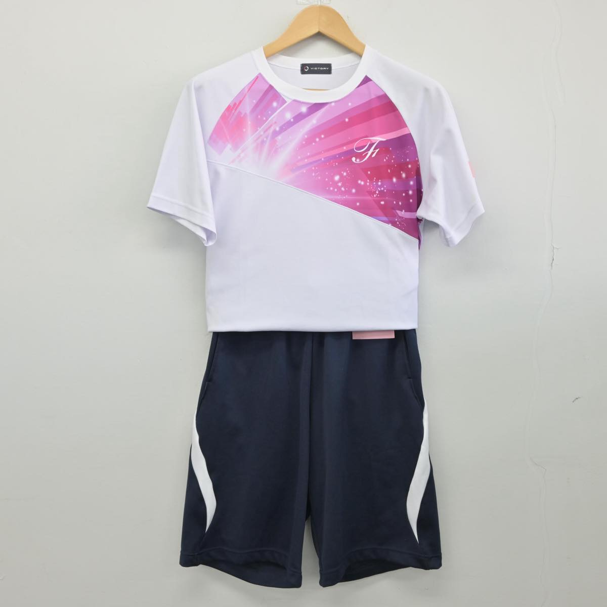 【中古】東京都 藤村女子中学高等学校 女子制服 2点（体操服 上・体操服 下）sf030761