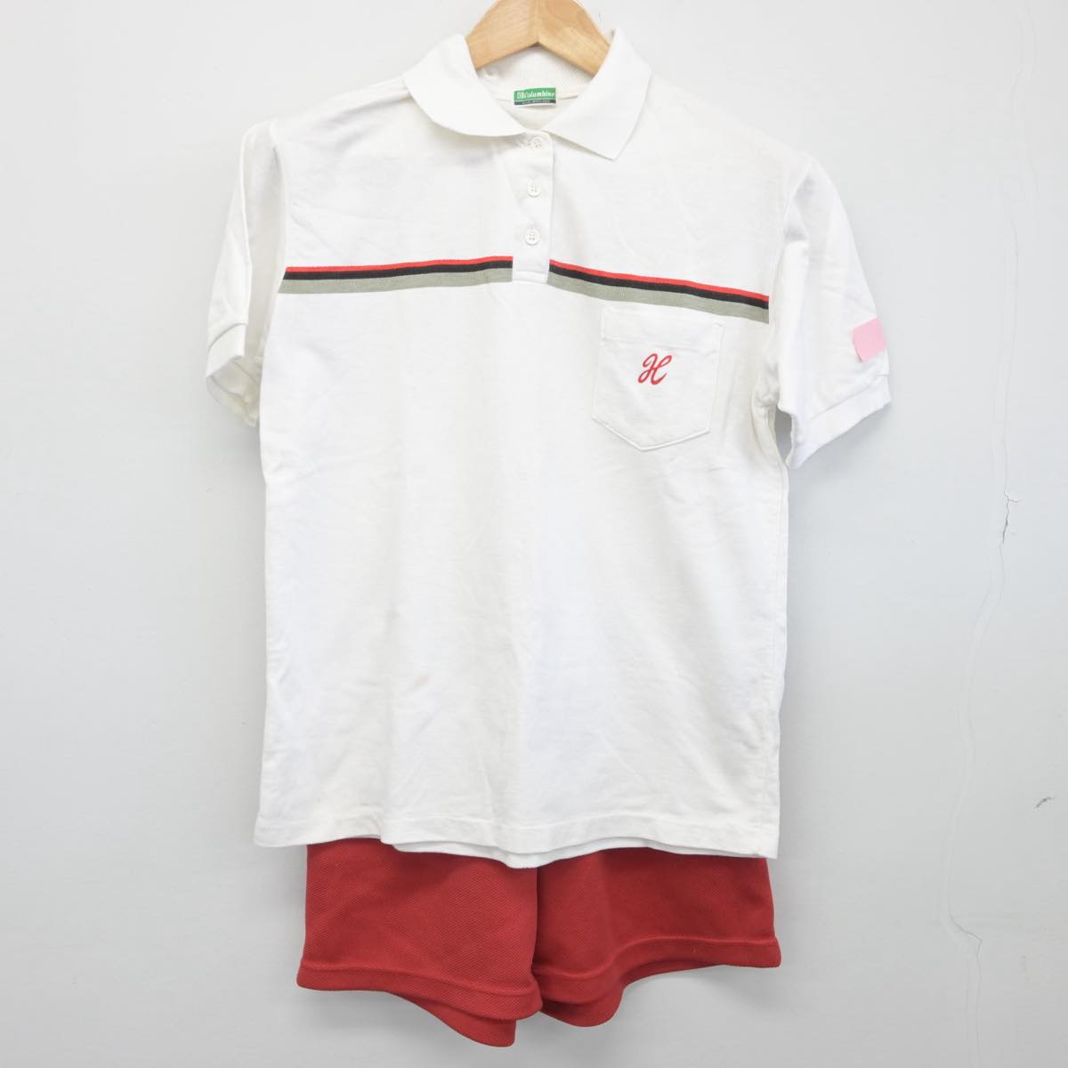 【中古】東京都 日の出女子学園高等学校 女子制服 2点（体操服 上・体操服 下）sf030785