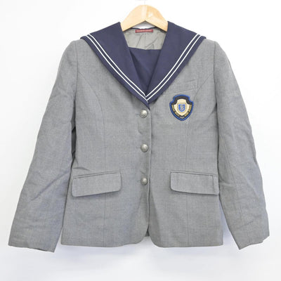 【中古】福岡県 精華女子高等学校 女子制服 2点（セーラー服・ジャンパースカート）sf030794