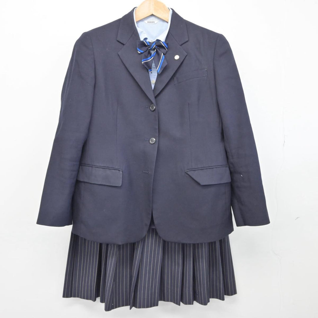 【中古】愛知県 啓明学館高等学校 女子制服 6点（ブレザー・ニット・シャツ・スカート）sf030795 | 中古制服通販パレイド