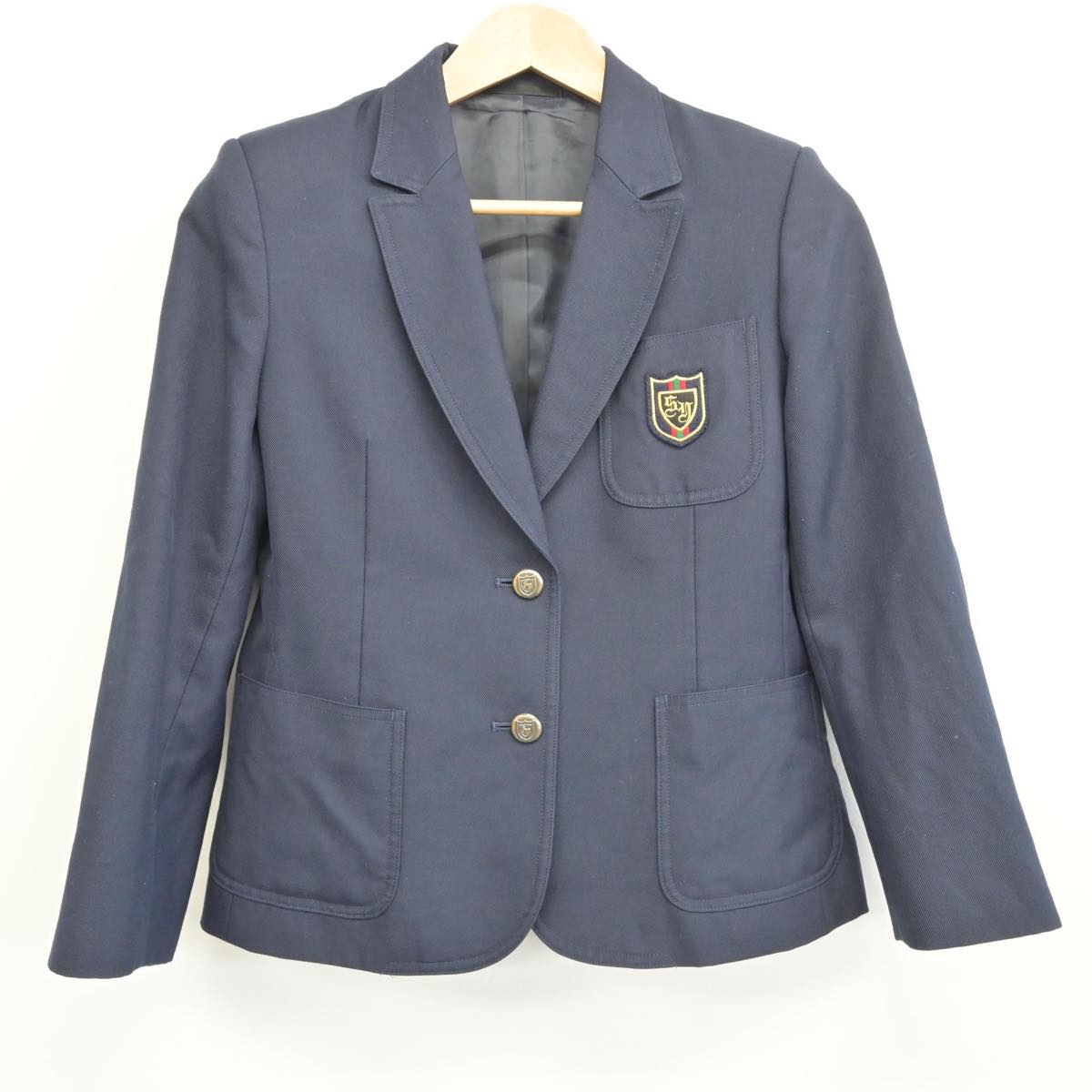 【中古】神奈川県 藤沢西高等学校 女子制服 2点（ブレザー・スカート）sf030807