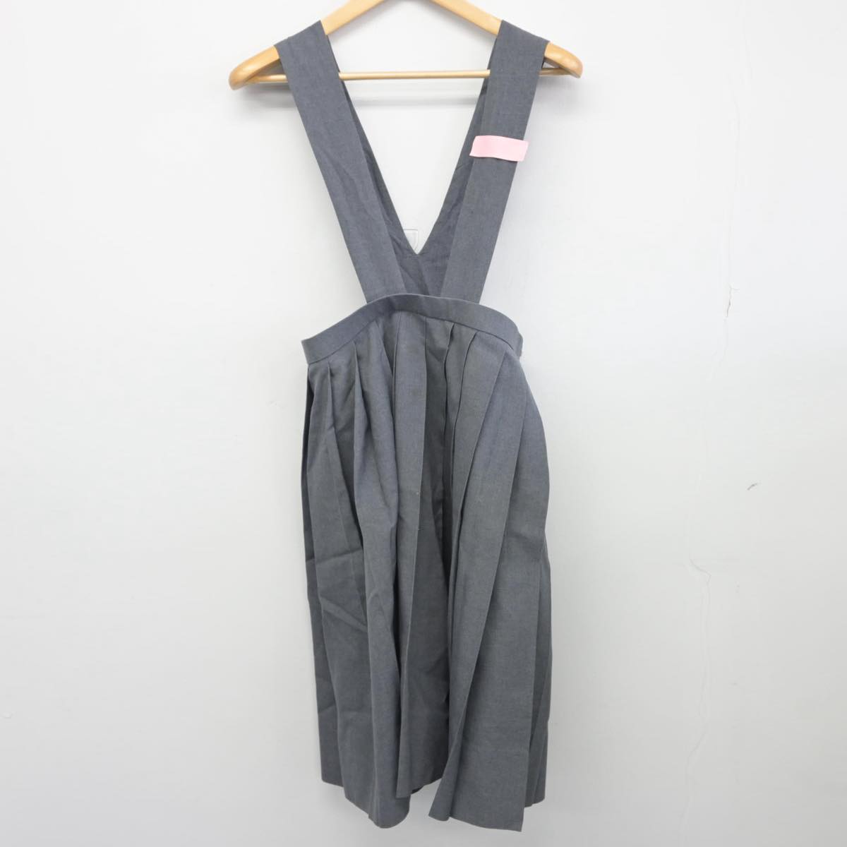 【中古】山梨県 上条中学校 女子制服 2点（シャツ・ジャンパースカート）sf030811