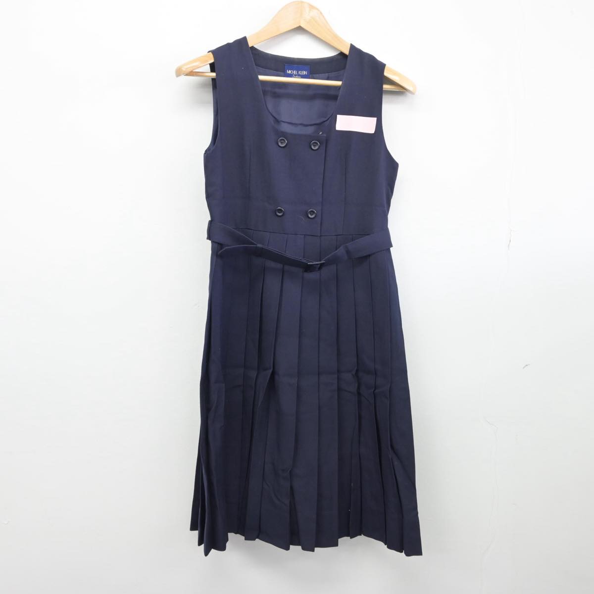 【中古】福岡県 牟田山中学校 女子制服 3点（セーラー服・ジャンパースカート）sf030814