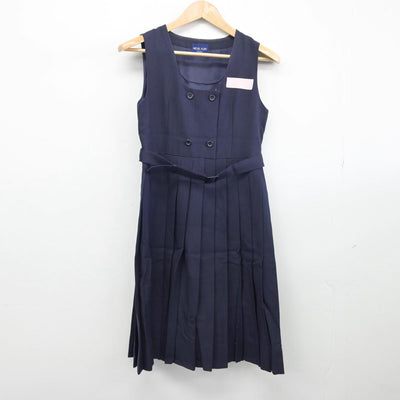 【中古】福岡県 牟田山中学校 女子制服 3点（セーラー服・ジャンパースカート）sf030814