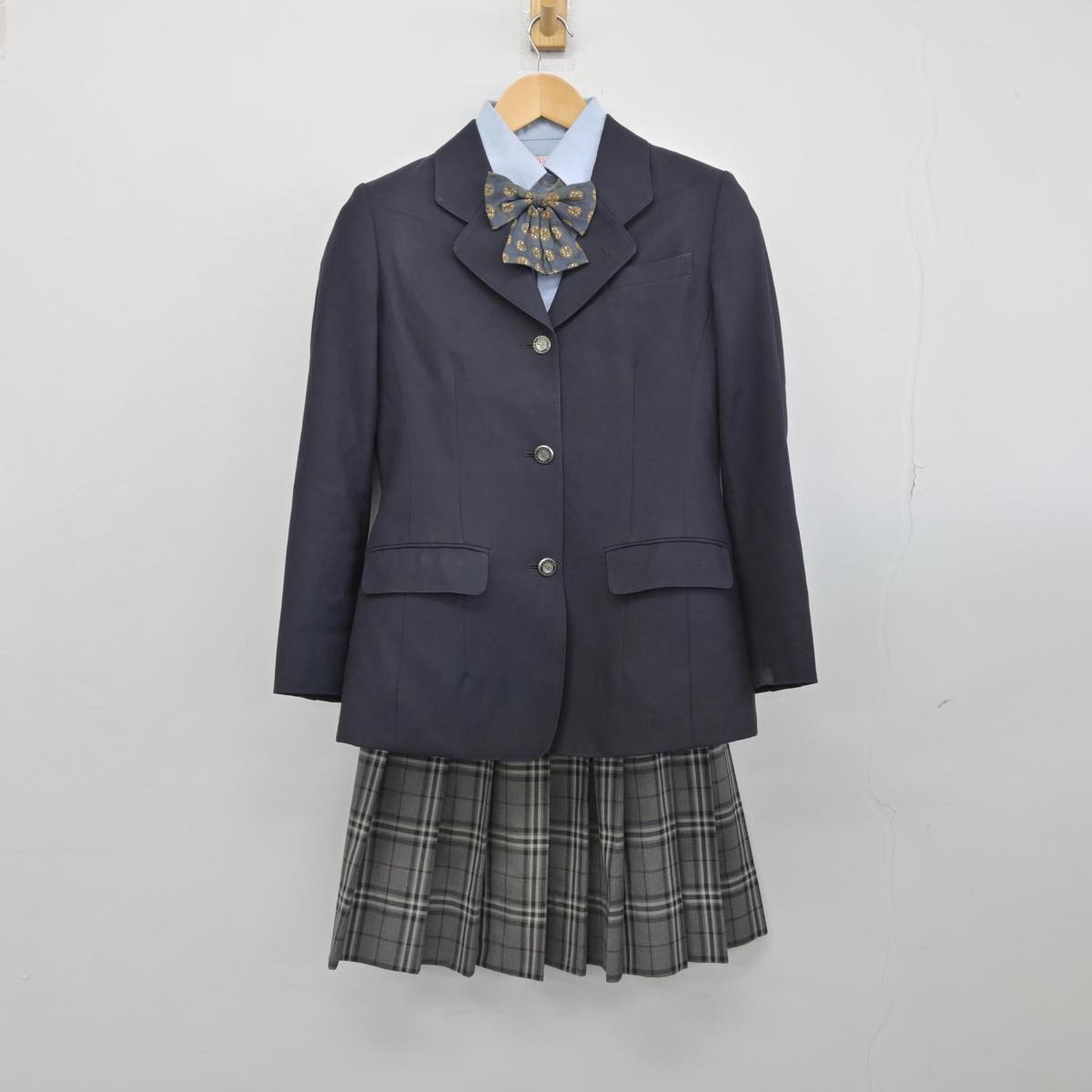 【中古】埼玉県 開智高等学校 女子制服 4点（ブレザー・シャツ・スカート）sf030818