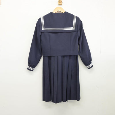 【中古】東京都 糀谷中学校 女子制服 6点（セーラー服・ジャンパースカート）sf030825