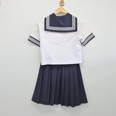 【中古】東京都 昭和女子大学附属昭和中学校 女子制服 2点（セーラー服・スカート）sf030838