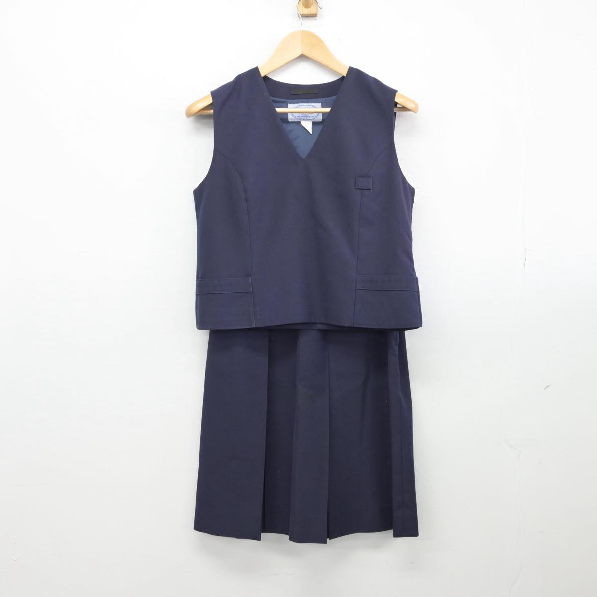 【中古】長野県 丸子中学校 女子制服 3点（ブレザー・ベスト・スカート）sf030846