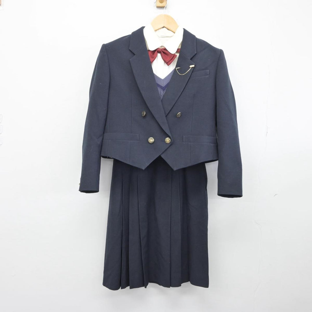 【中古】東京都 京都橘高等学校 女子制服 6点（ブレザー・ニット・シャツ・スカート）sf030864 | 中古制服通販パレイド