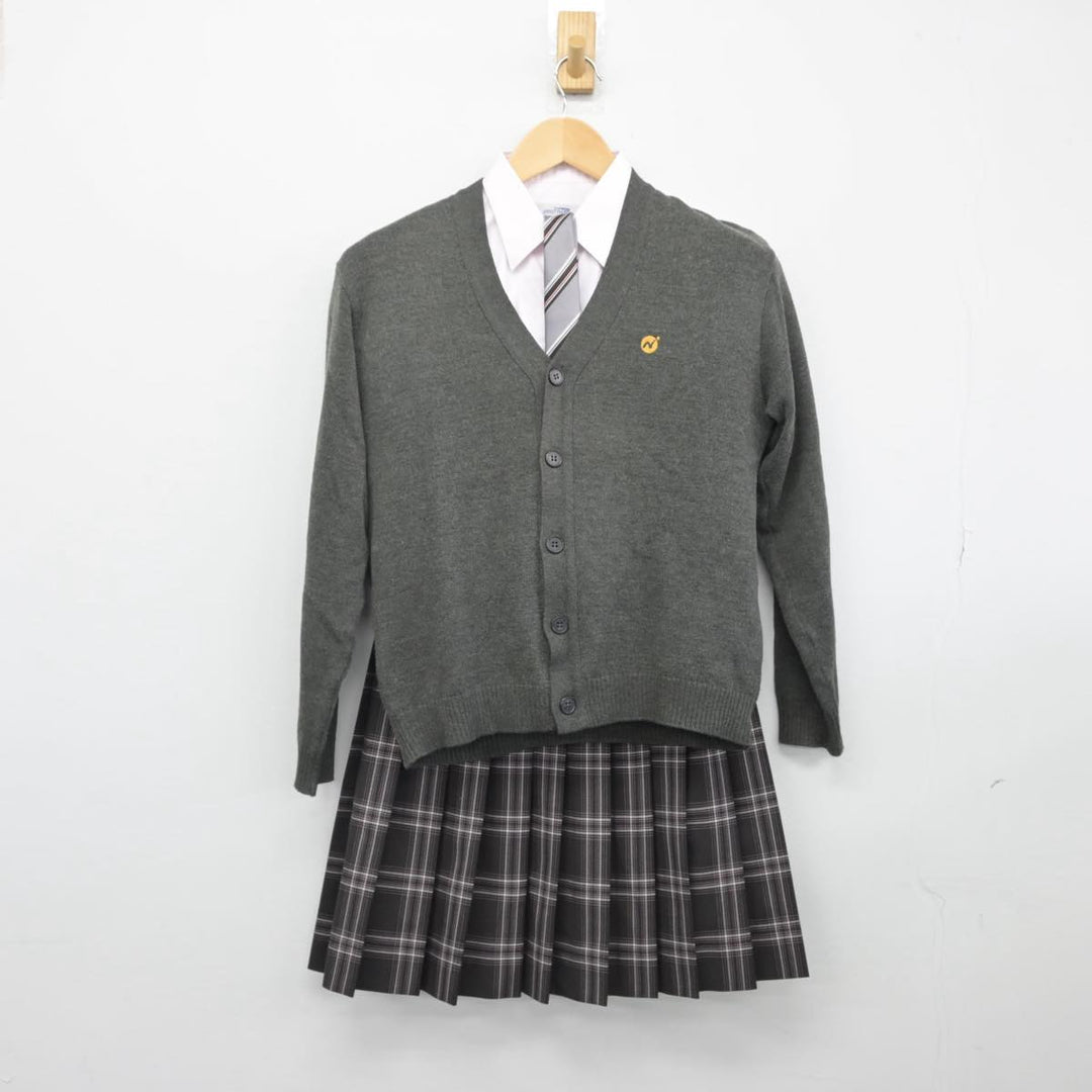 【中古】千葉県 二松学舎大学附属柏中学校・高等学校 女子制服 4点（ニット・シャツ・スカート）sf030877 | 中古制服通販パレイド