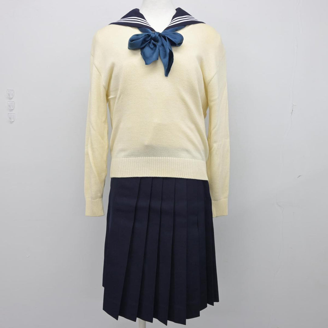 【中古】東京都 東京女学館中学校 女子制服 4点（セーラー服・ニット・スカート）sf030881 | 中古制服通販パレイド