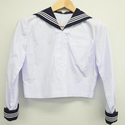 【中古】東京都 東京女学館中学校 女子制服 3点（セーラー服・ニット・スカート）sf030883