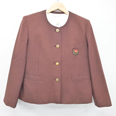 【中古】鹿児島県 出水商業高等学校 女子制服 2点（ブレザー・シャツ）sf030890