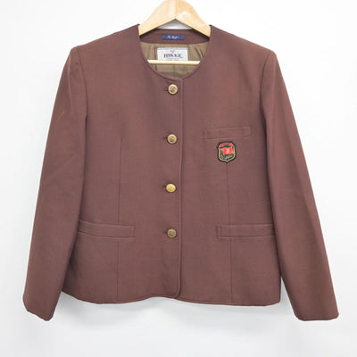 【中古】鹿児島県 出水商業高等学校 女子制服 2点（ブレザー・シャツ）sf030890