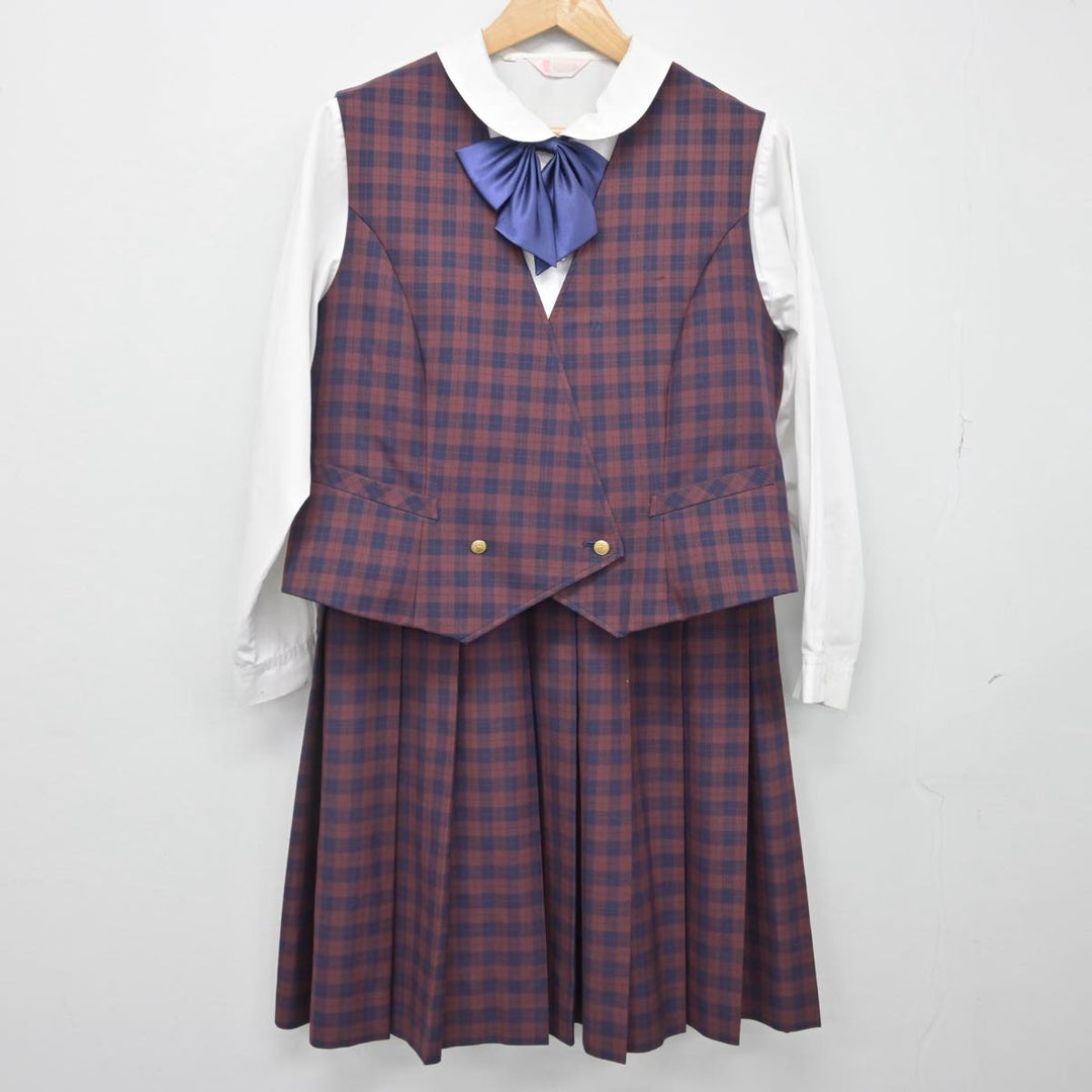 中古】鹿児島県 出水商業高等学校 女子制服 5点（ブレザー・シャツ・ベスト・スカート）sf030891 | 中古制服通販パレイド