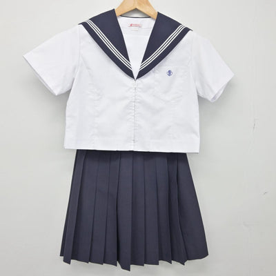 【中古】愛知県 桜台高等学校 女子制服 2点（セーラー服・スカート）sf030893