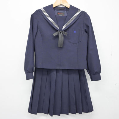 【中古】愛知県 桜台高等学校 女子制服 3点（セーラー服・スカート）sf030894