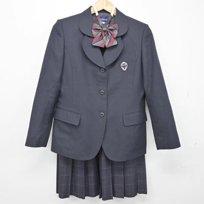 【中古】京都府 桂高等学校 女子制服 4点（ブレザー・スカート）sf030895