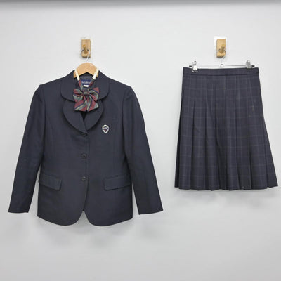 【中古】京都府 桂高等学校 女子制服 4点（ブレザー・スカート）sf030895