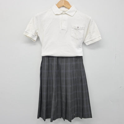 【中古】東京都 富士高等学校 女子制服 3点（シャツ・シャツ・スカート）sf030906