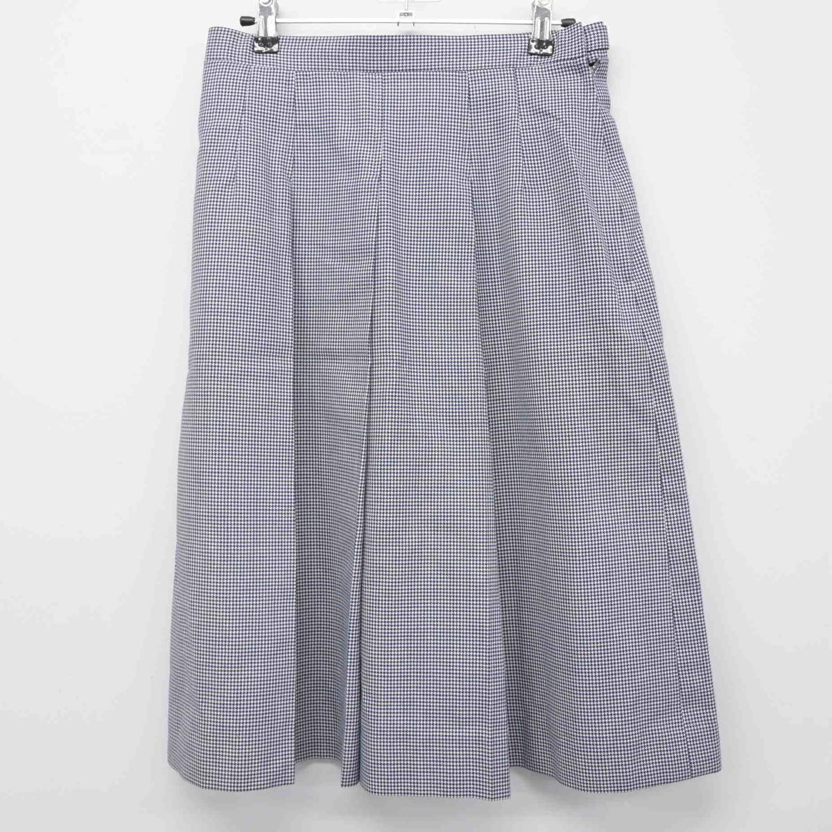 【中古】群馬県 八幡中学校 女子制服 6点（ブレザー・シャツ・ベスト・スカート）sf030907