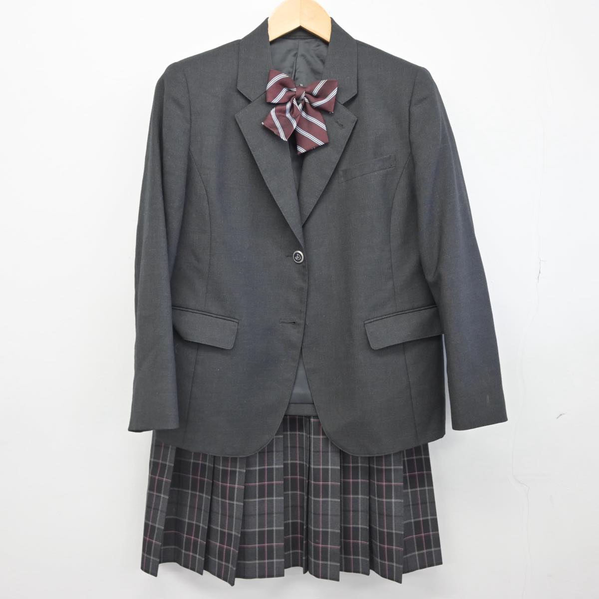 【中古】東京都 船橋希望中学校 女子制服 4点（ブレザー・スカート）sf030918