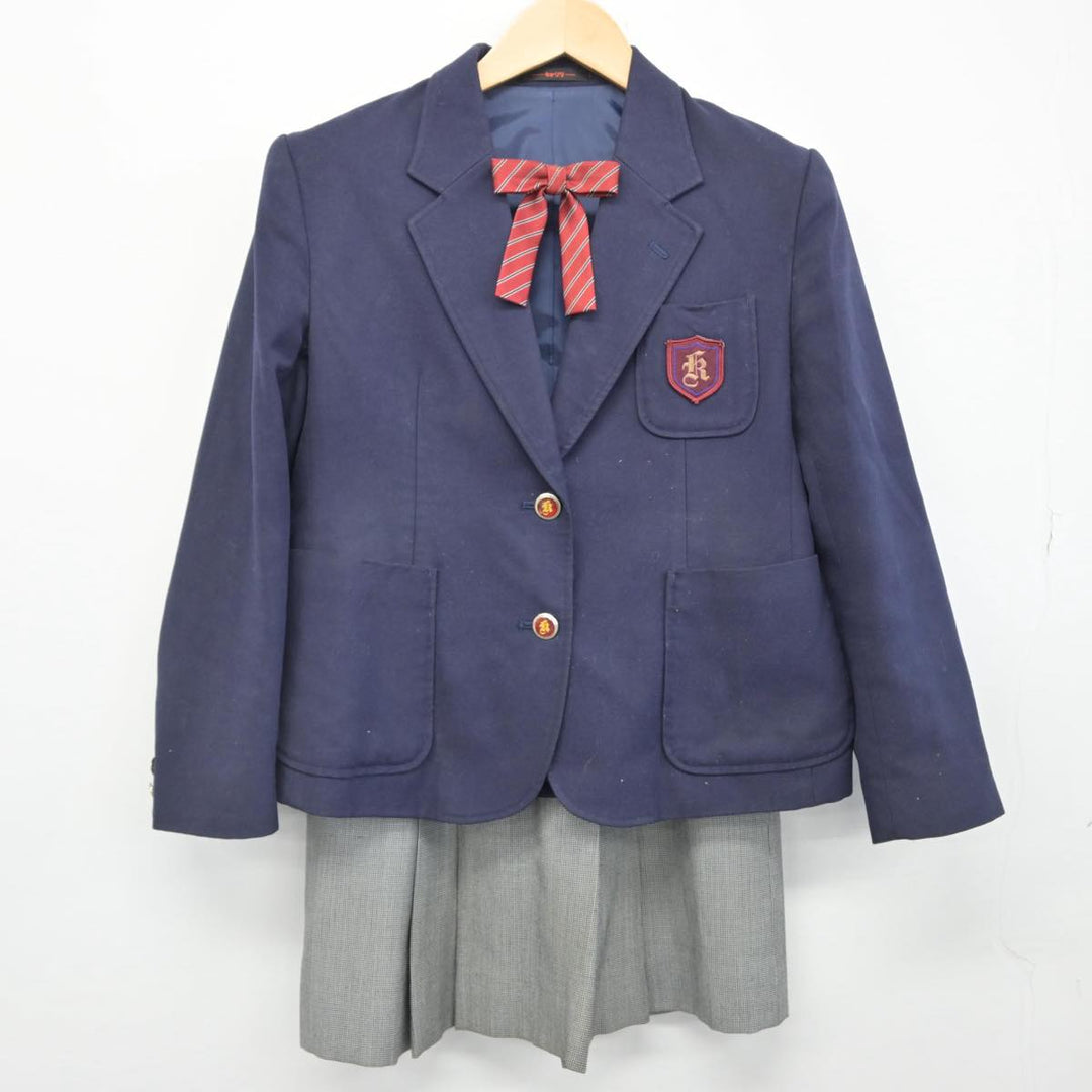 【中古】広島県 庄原格致高等学校 女子制服 5点（ブレザー・ベスト・スカート・スカート）sf030922 | 中古制服通販パレイド