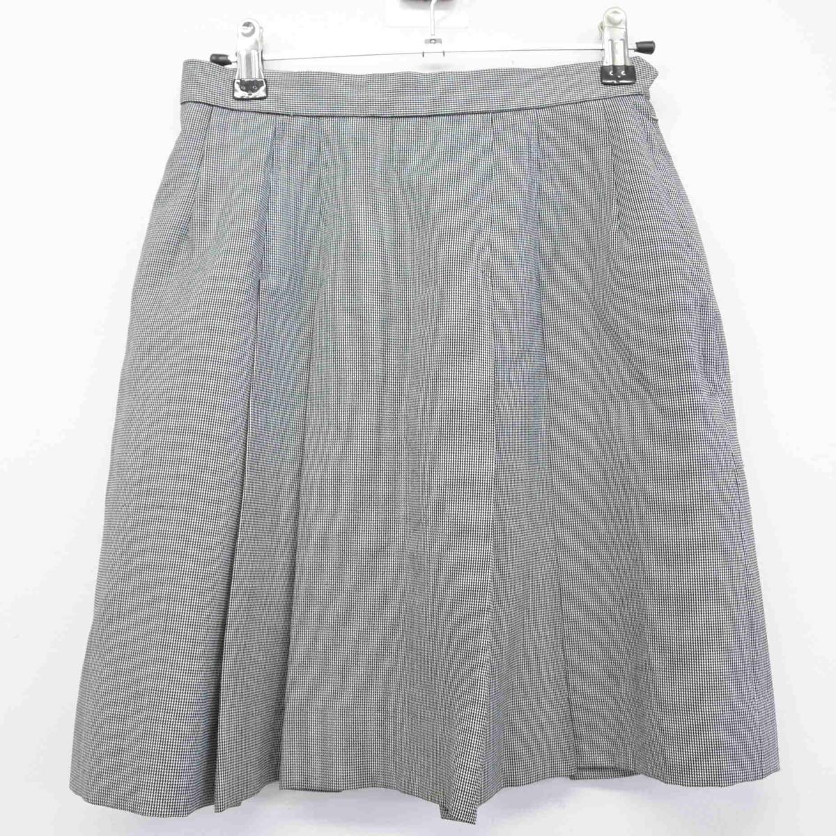 【中古】広島県 庄原格致高等学校 女子制服 5点（ブレザー・ベスト・スカート・スカート）sf030922