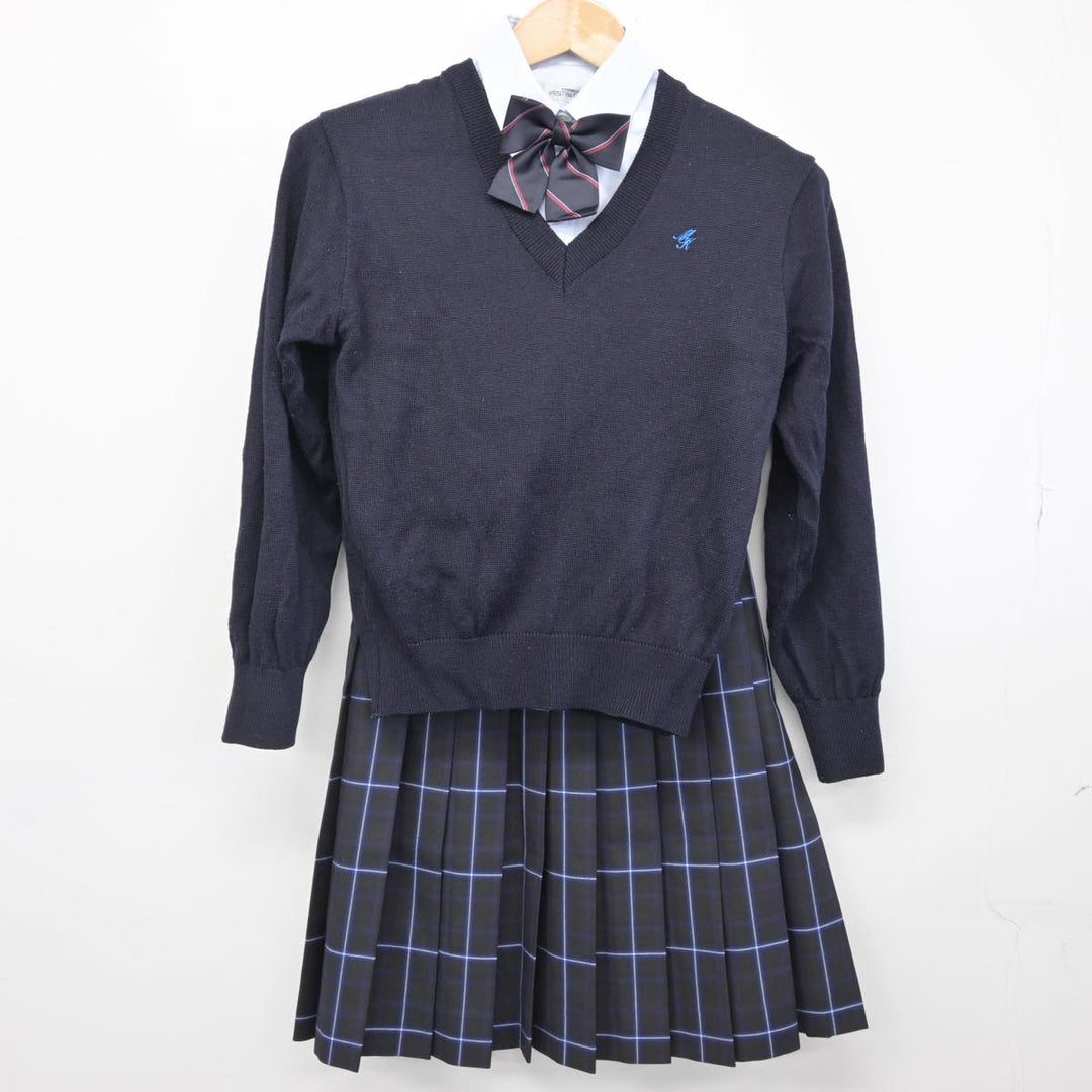 【中古】茨城県 葵陵高等学校 女子制服 7点（ブレザー・ニットベスト・シャツ・スカート）sf030932 | 中古制服通販パレイド