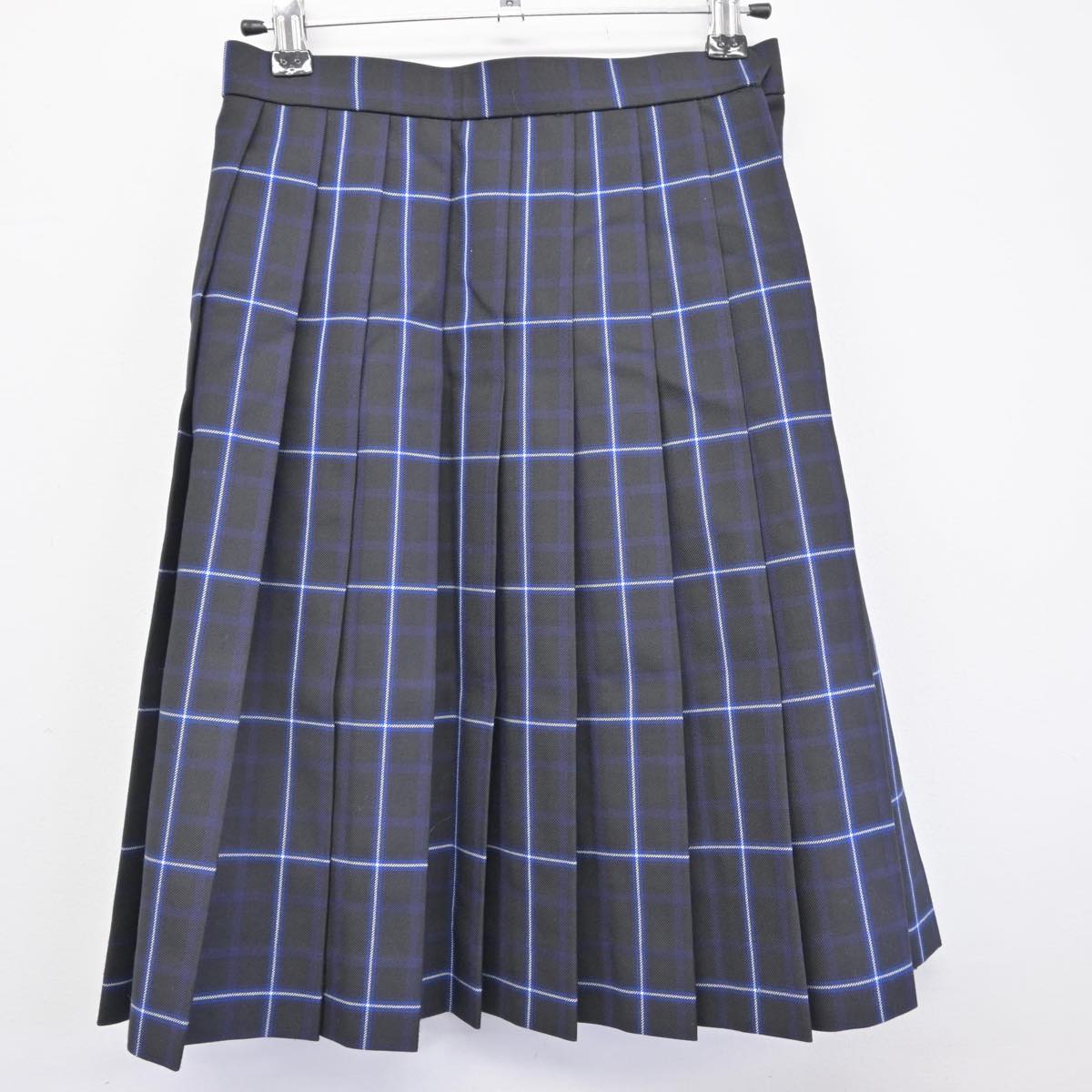 【中古】茨城県 葵陵高等学校 女子制服 7点（ブレザー・ニットベスト・シャツ・スカート）sf030932