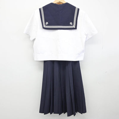 【中古】神奈川県 湘南白百合学園高等学校 女子制服 3点（セーラー服・スカート）sf030940