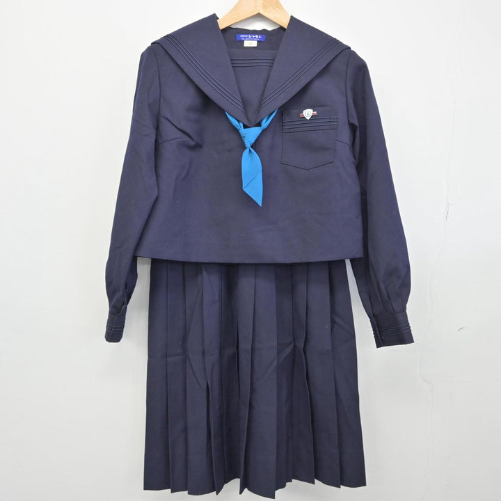 sfn_11  大谷中学校 スカートセット 中古】大阪府 大谷中学校 女子制服 5点（ニット・セーラー服