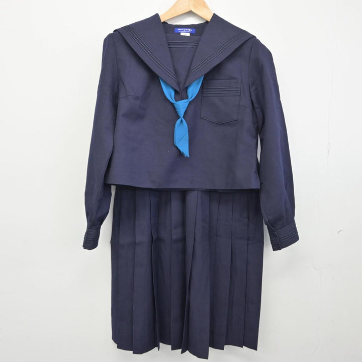 【中古】大阪府 大谷中学校 女子制服 5点（ニット・セーラー服・スカート）sf030944