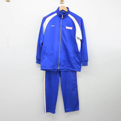 【中古】京都府 西京極中学校 女子制服 2点（ジャージ 上・ジャージ 下）sf030957