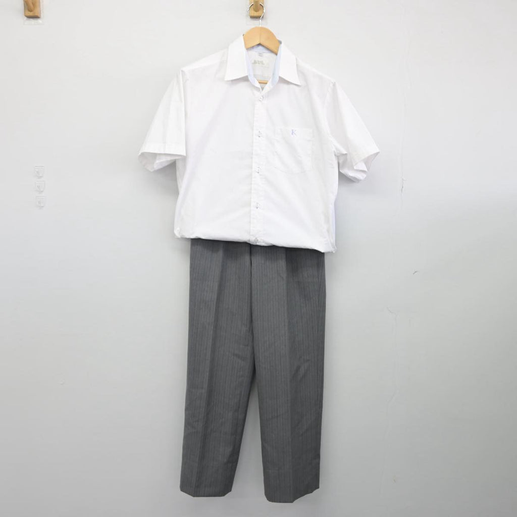 【中古】東京都 関東第一高等学校 男子制服 3点（シャツ・シャツ・ズボン）sf030960