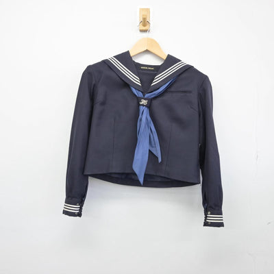 【中古】東京都 石神井南中学校 女子制服 3点（セーラー服・ジャンパースカート）sf030974