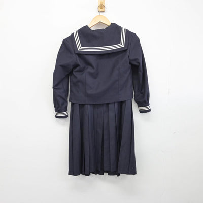 【中古】東京都 石神井南中学校 女子制服 3点（セーラー服・ジャンパースカート）sf030975