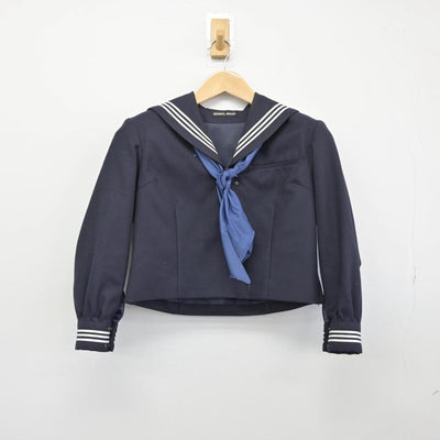 【中古】東京都 石神井南中学校 女子制服 3点（セーラー服・ジャンパースカート）sf030975