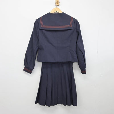 【中古】東京都 富士高等学校 女子制服 3点（セーラー服・スカート）sf030980