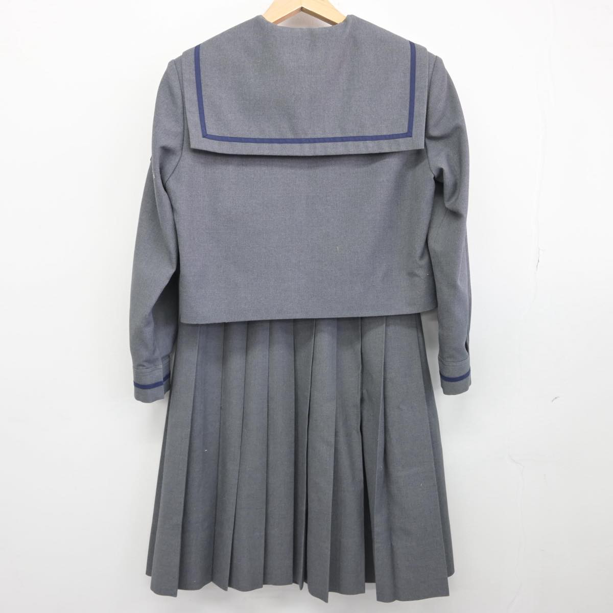 【中古】山梨県 上条中学校 女子制服 3点（セーラー服・ジャンパースカート）sf031018