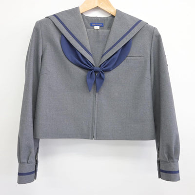 【中古】山梨県 上条中学校 女子制服 3点（セーラー服・ジャンパースカート）sf031018