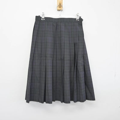 【中古】兵庫県 神戸市立長田中学校 女子制服 2点（シャツ・スカート）sf031029