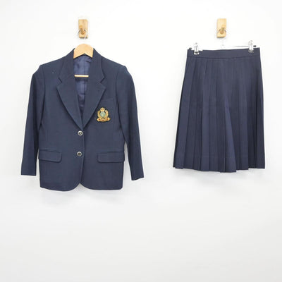 【中古】大阪府 大阪学芸高等学校 女子制服 2点（ブレザー・スカート）sf031036