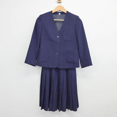 【中古】新潟県 新発田市立本丸中学校 女子制服 3点（ブレザー・スカート）sf031040