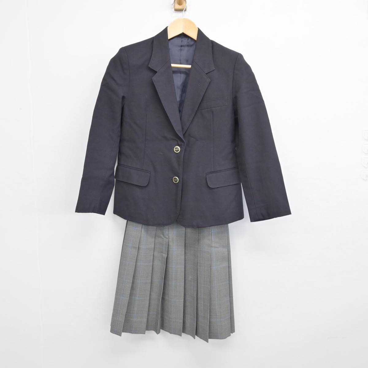 【中古】東京都 武蔵野市第五中学校 女子制服 2点（ブレザー・スカート）sf031047