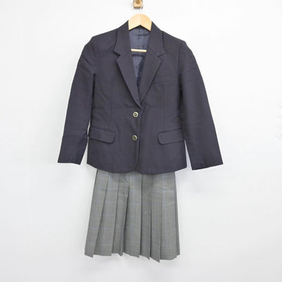 【中古】東京都 武蔵野市第五中学校 女子制服 2点（ブレザー・スカート）sf031047