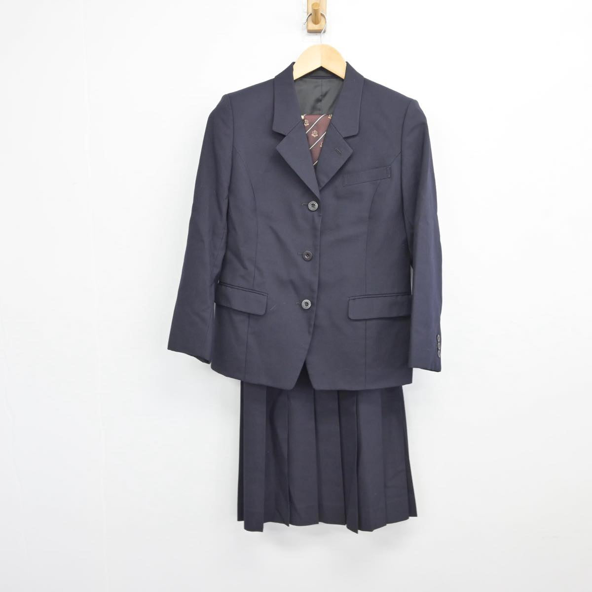 【中古】東京都 東京都立東大和南高等学校 女子制服 4点（ブレザー・スカート）sf031049